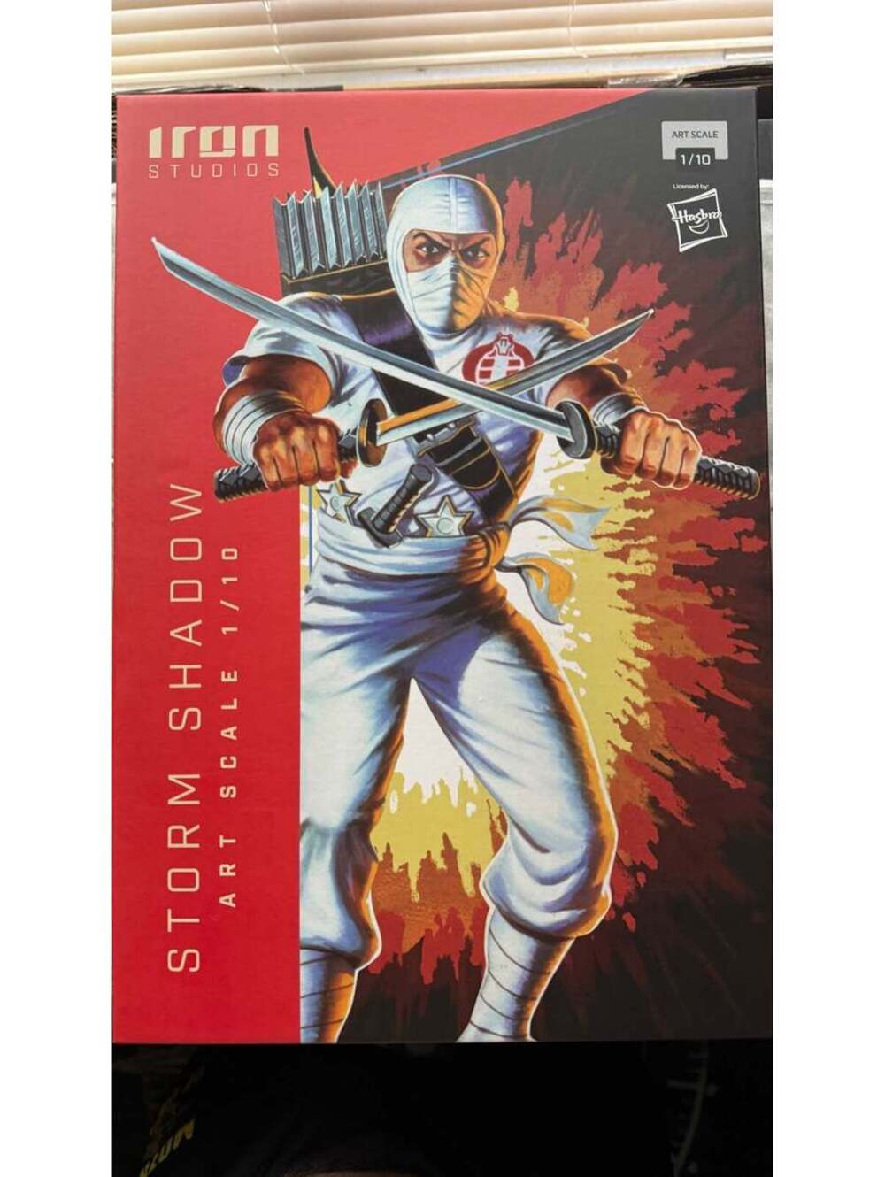 G.I. Joe Cobra Ninja Storm Shadow Art Scale 1:10 Statue Figure from Iron Studio